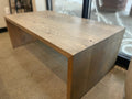 The Offset Bench (coffee table) - Red Oak